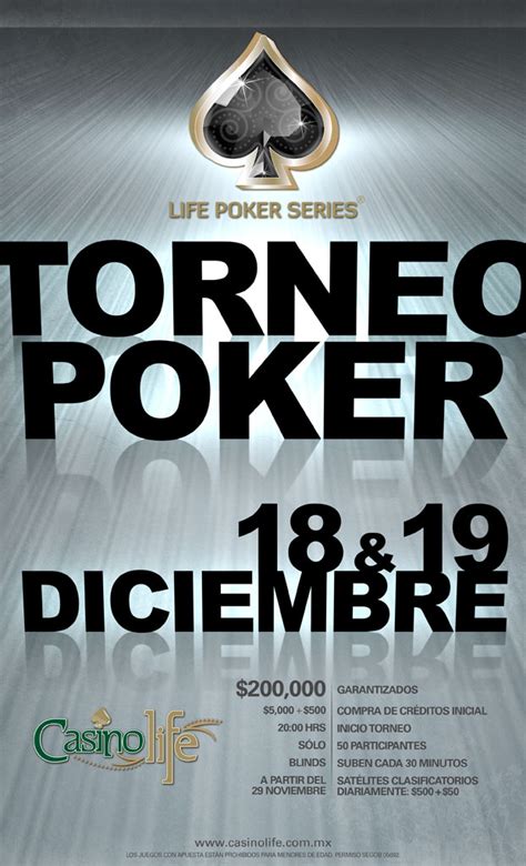 Proxima data de torneo de poker pt casino de santa fe